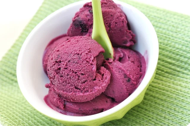 Mango Blueberry Sorbet