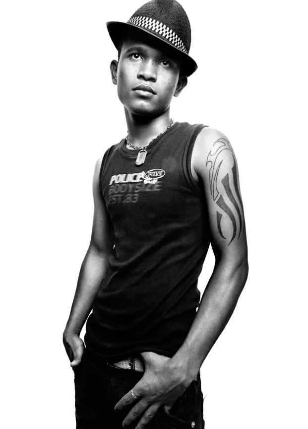Kyaw Htet, 22, is a former motorcycle mechanic in Prome. Like many young people in Burma, he embodies the unstable future of youth in Burma whose opportunities and education are limited, especially if the family has any association with the political opposition. Kyaw Htet left Burma to pursue his dream of being a musician and helping his community.