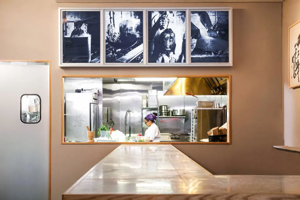 Recent commission shot for 2 Duck Goose in Gowanus is now hanging in a custom light box above the new open kitchen. more images @ www.jasonfalchook.com