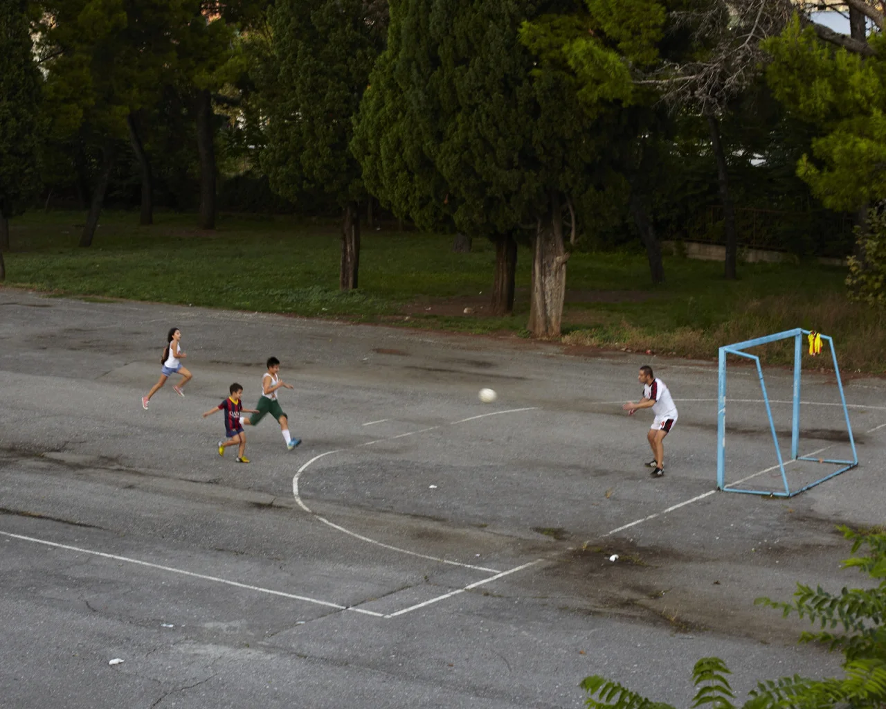Soccer in the Balkans.