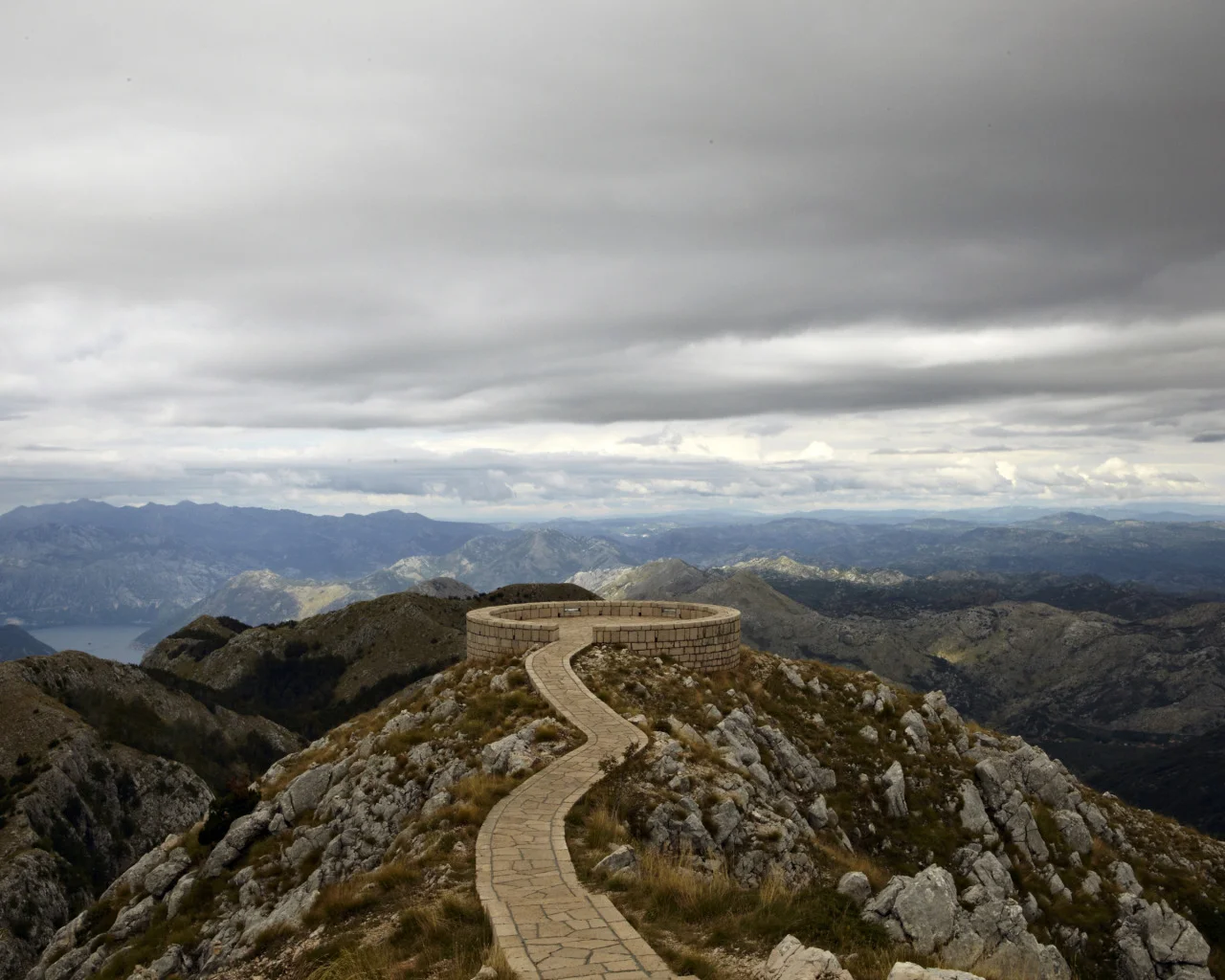 Mt. Loven in Montenegro.