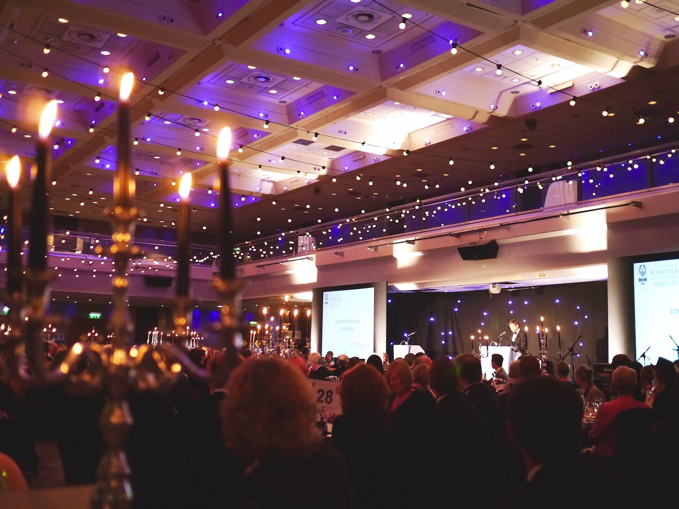 The awards ceremony begins