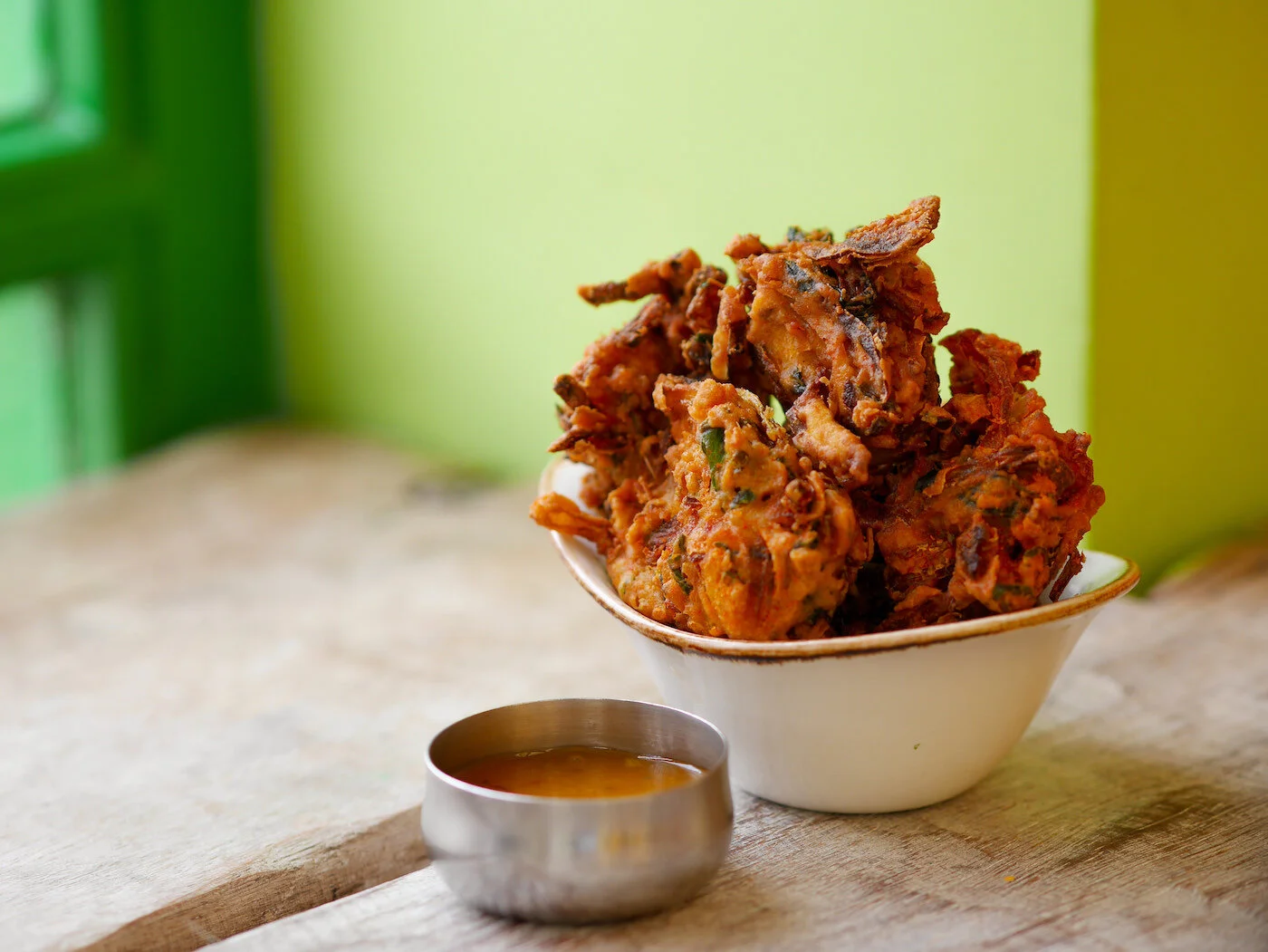 SPINACH AND ONION PAKORAS [VG/NGI] *