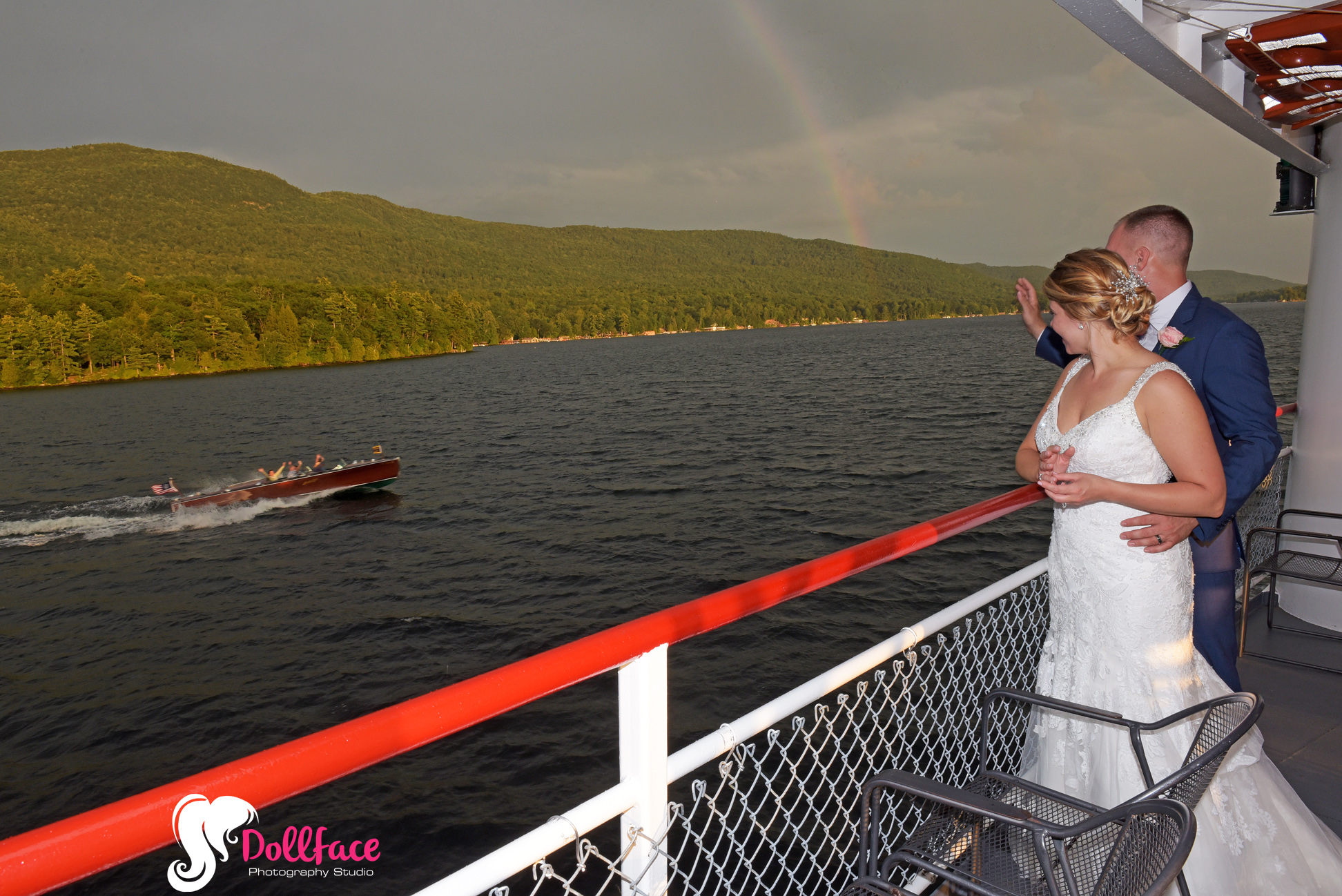 Wedding on Steamboats in Lake George