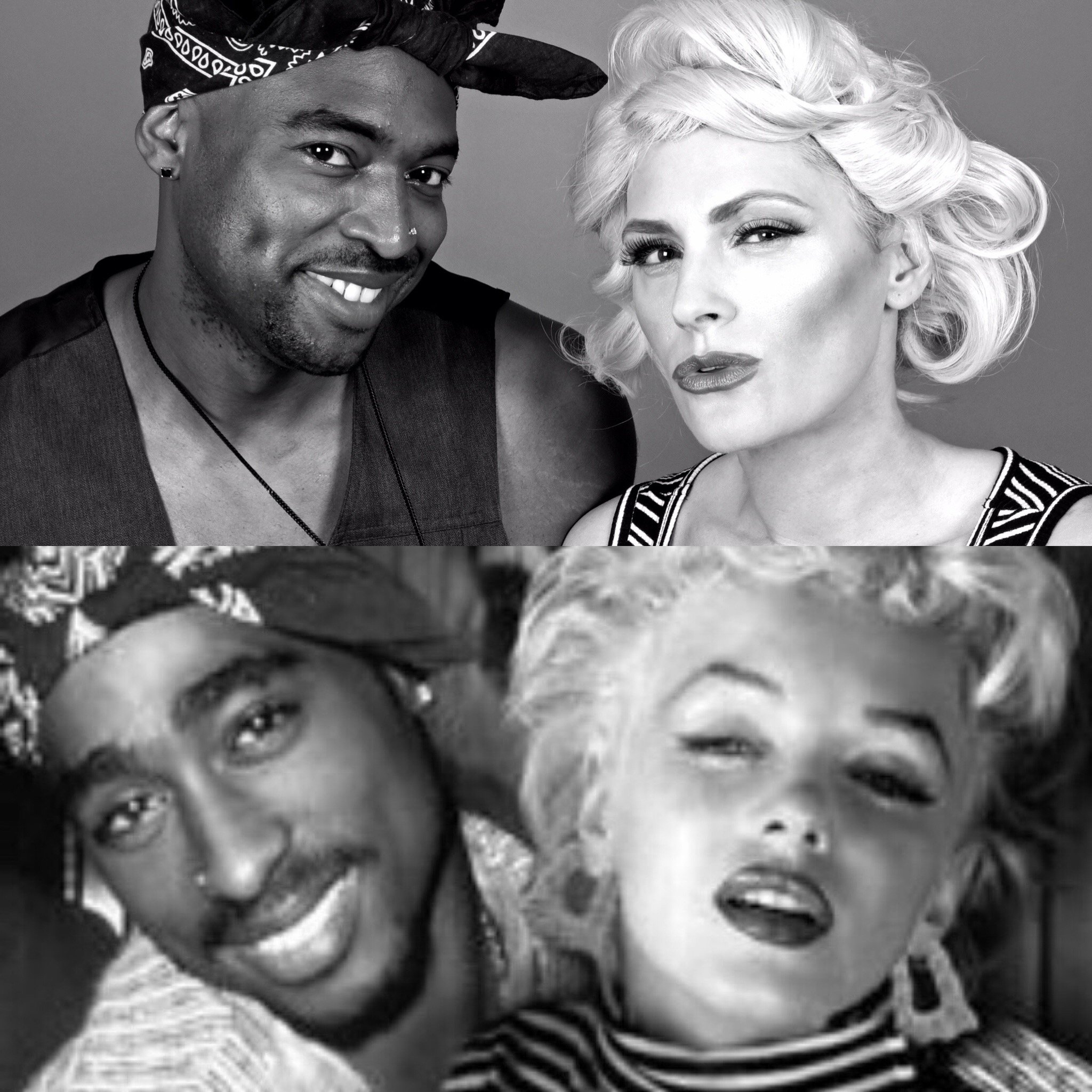 Marilyn Monroe and TuPac Cosplay