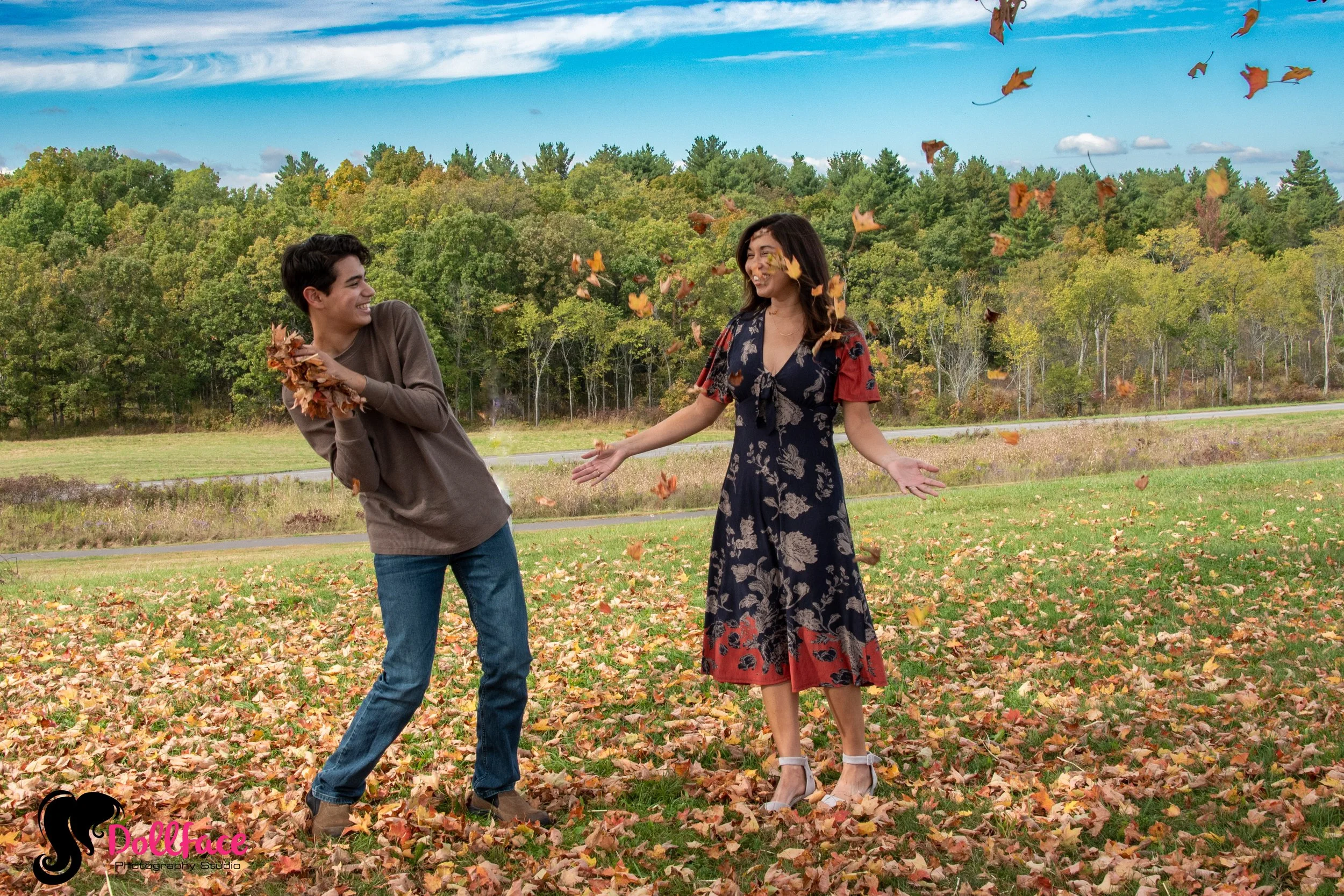 fall family photos in saratoga springs ny