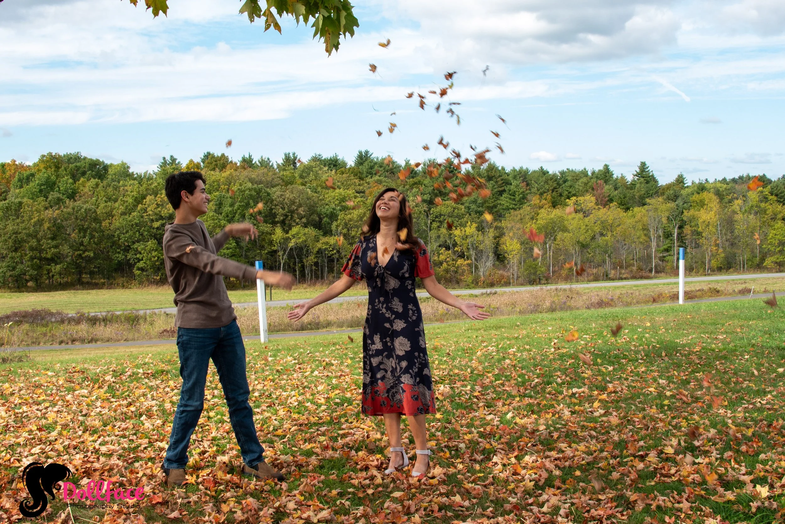 fall family photos in saratoga springs ny