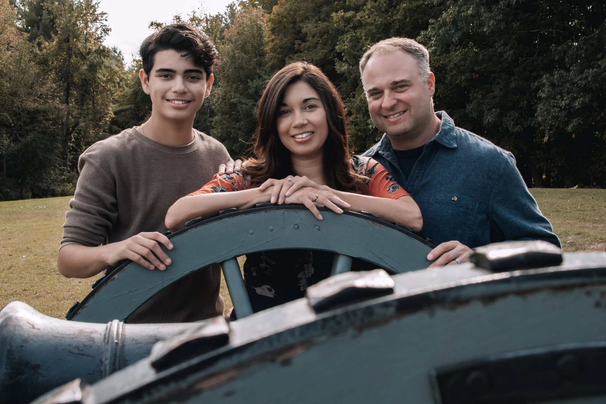 fall family photos in saratoga springs ny