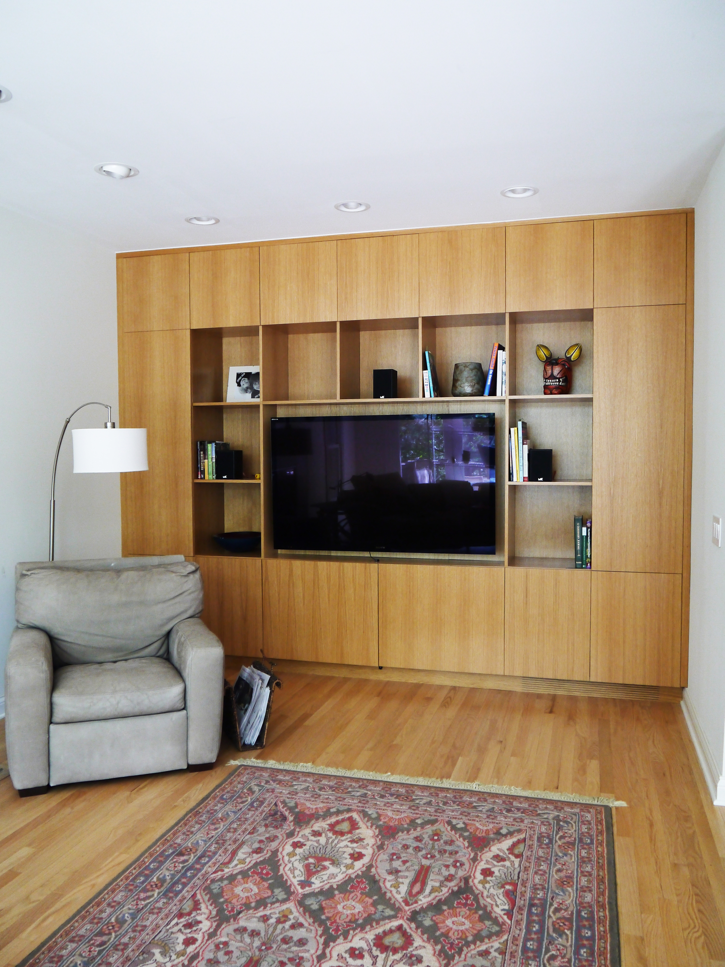 2 Point Perspective - Wilmette Residence Entertainment Center