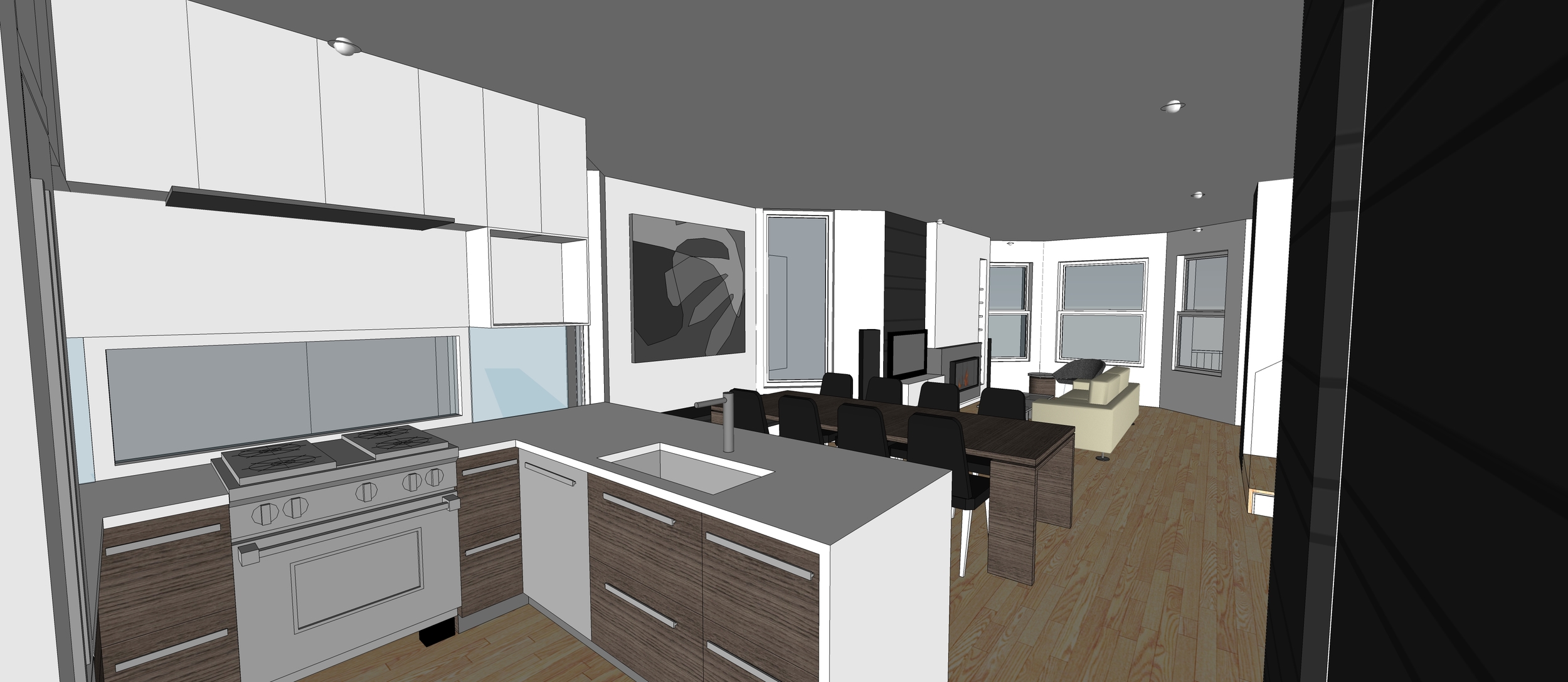 2 Point Perspective - Andersonville Residence (Kitchen).jpg