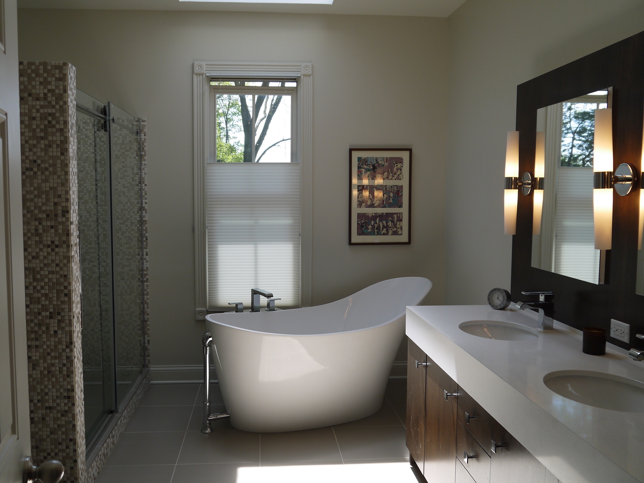 2 Point Perspective - Wilmette Residence Bath