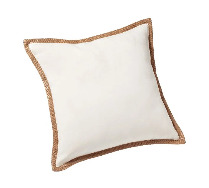 Pottery Barn's synthetic trim outdoor pillow