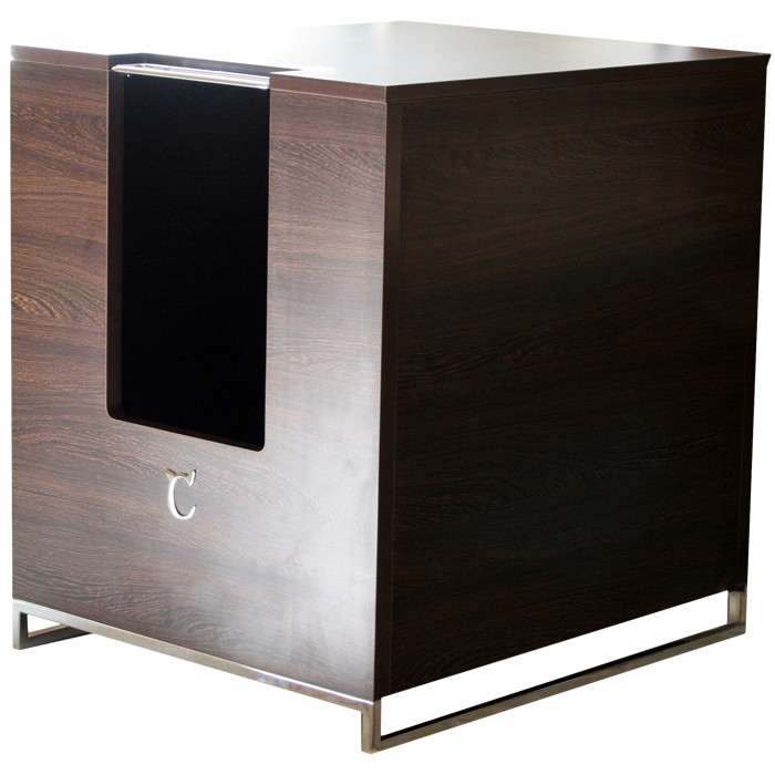 Quincy litterbox enclosure in brown