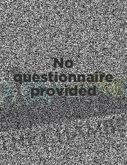No CASE questionnaire provided.