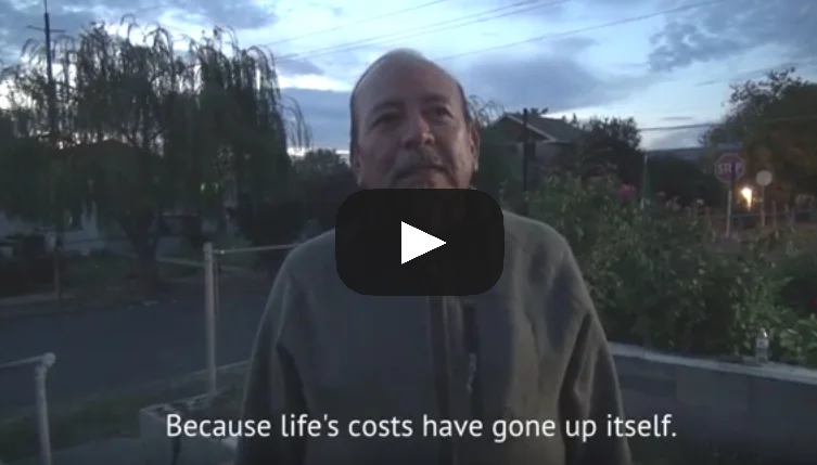 “I’ve been here since 1973 and still haven’t been able to buy a new car.” 