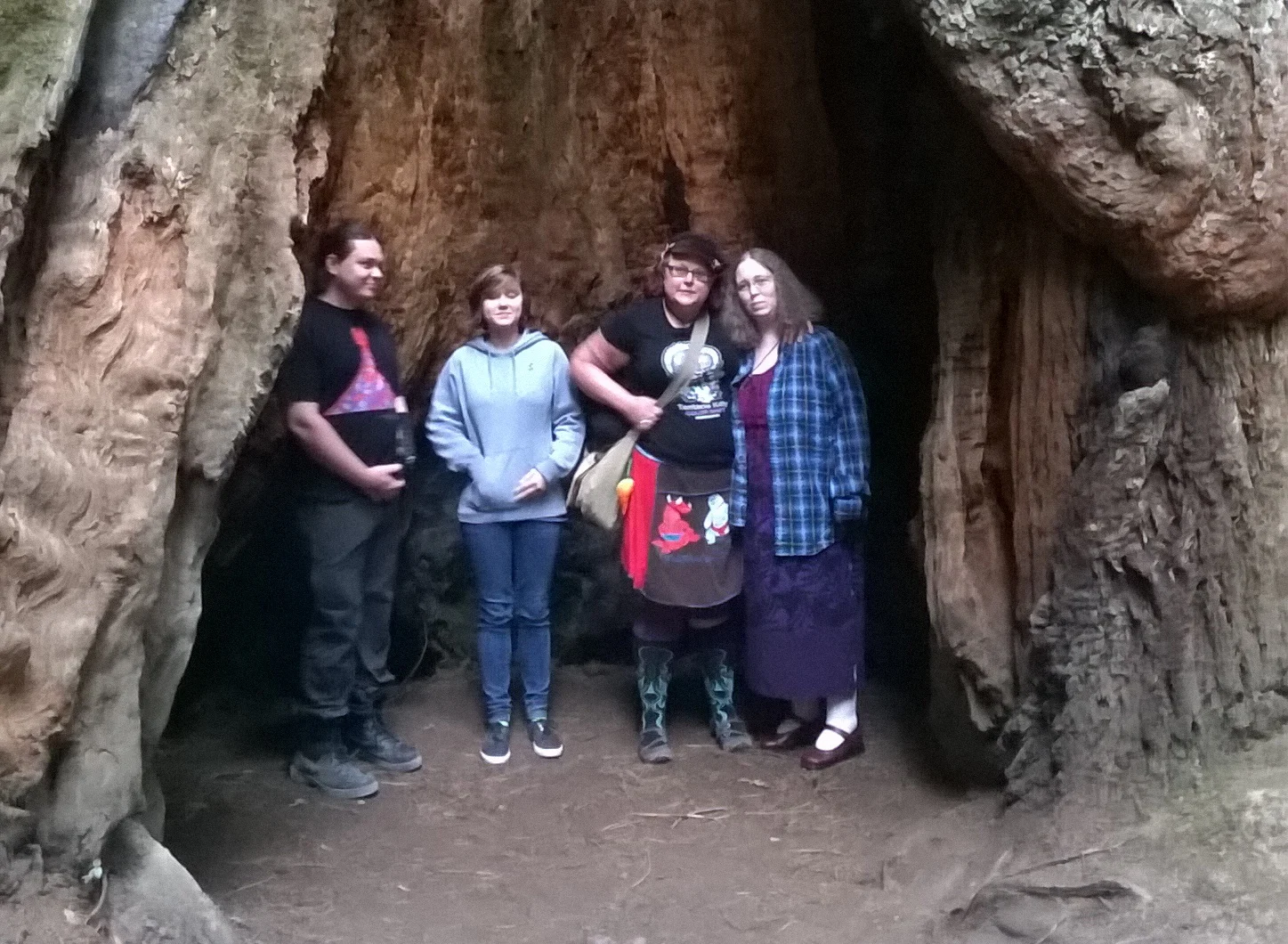 me, my partner, and our two teenagers