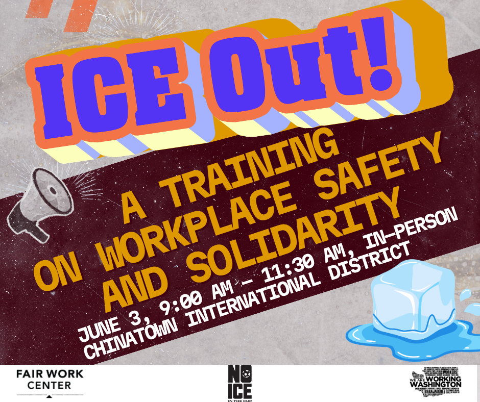 ICE Out! Training In The Chinatown International District!