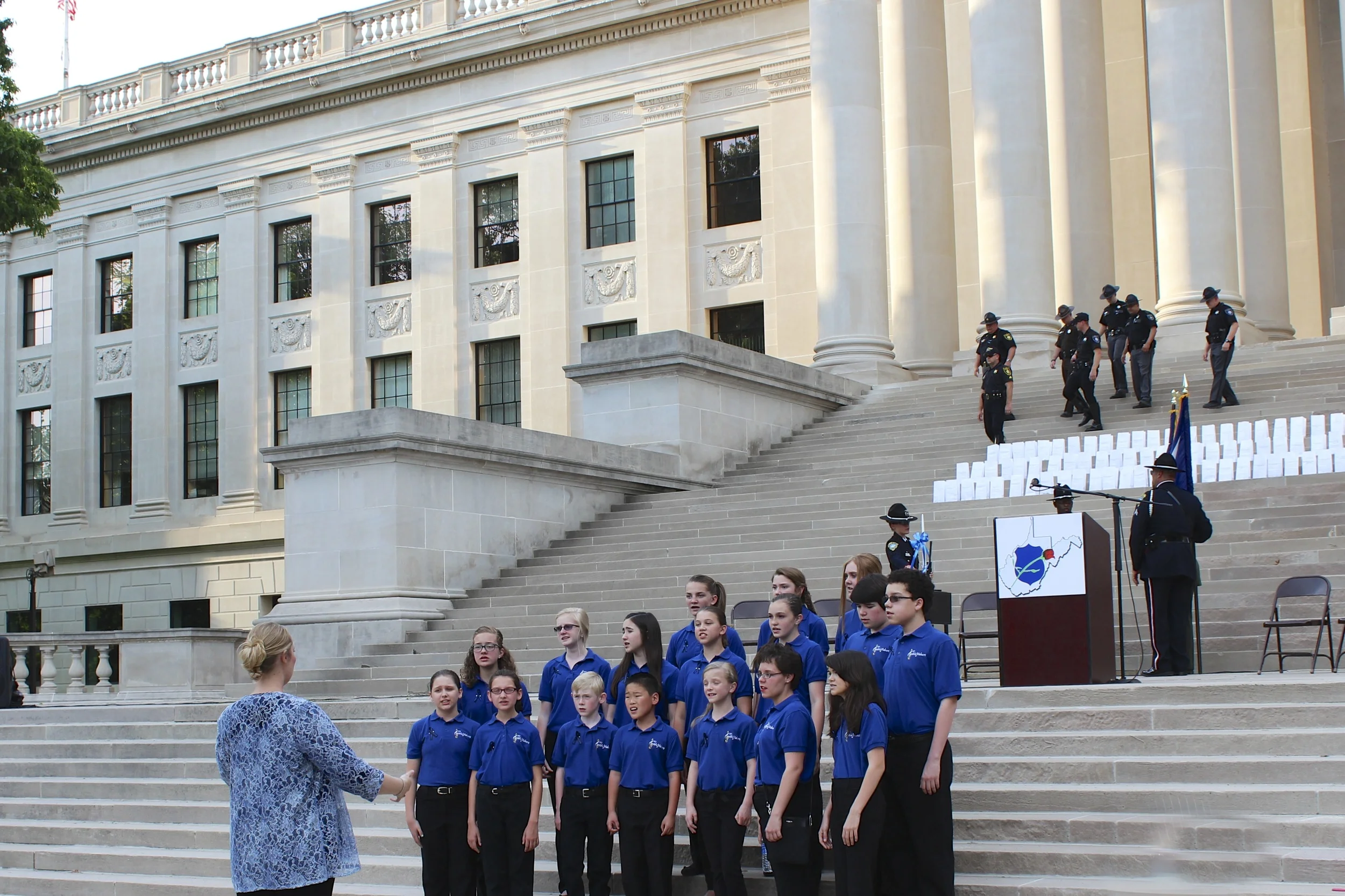 WV Fallen Police Officer Ceremony, WV State Capitol, 5/13/14