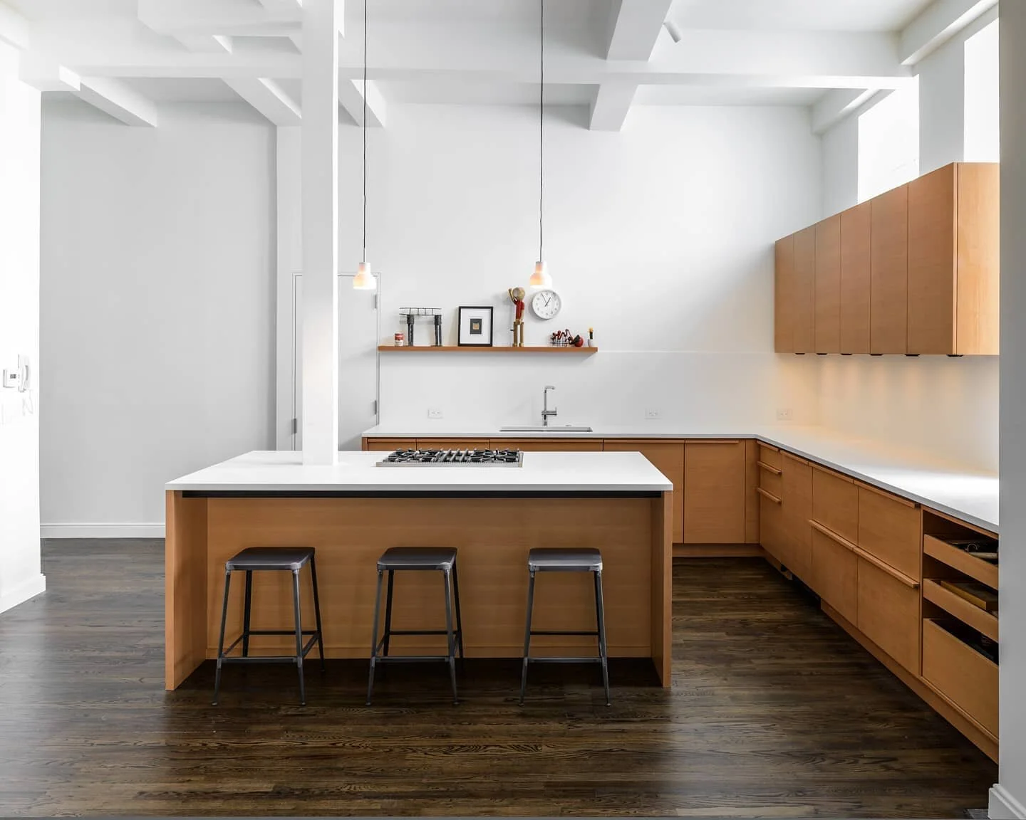 Minimal open kitchen, East Village Apartment. 📸@atanz

#interior #architecture #details #janekimdesign #renovation #nyc #apartment #kitchen #minimal