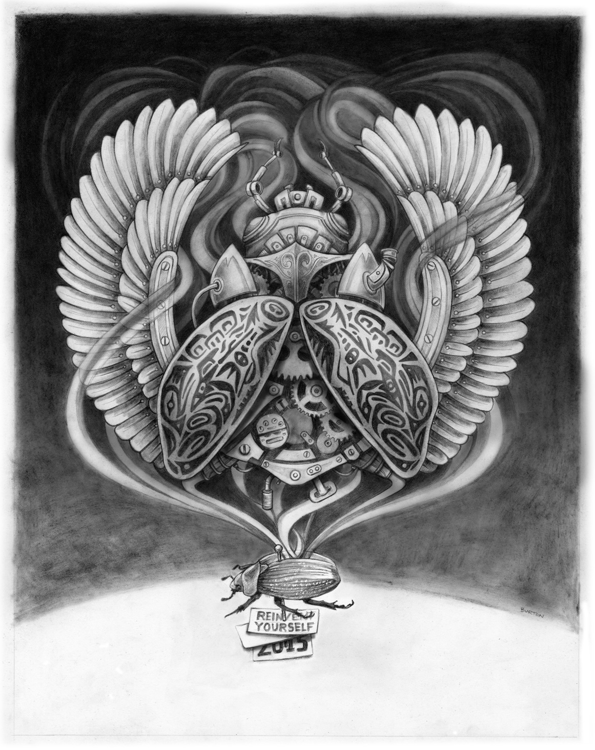 11" x 14", Arches Hot-Press paper