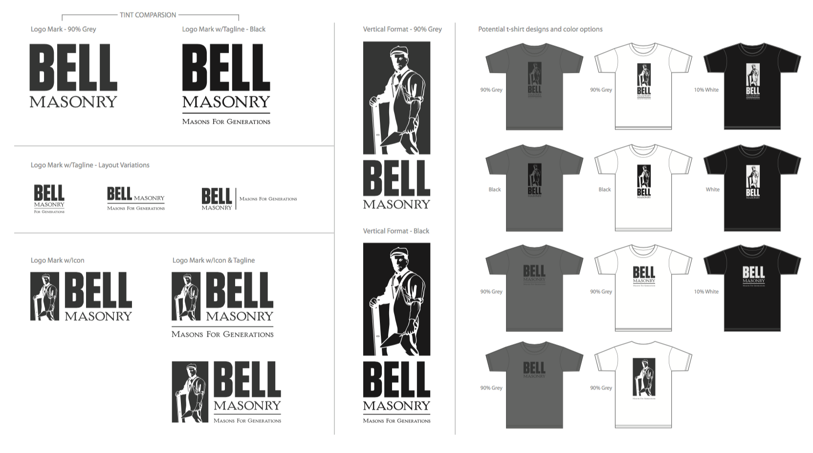 Final logo sheet with marketing samples