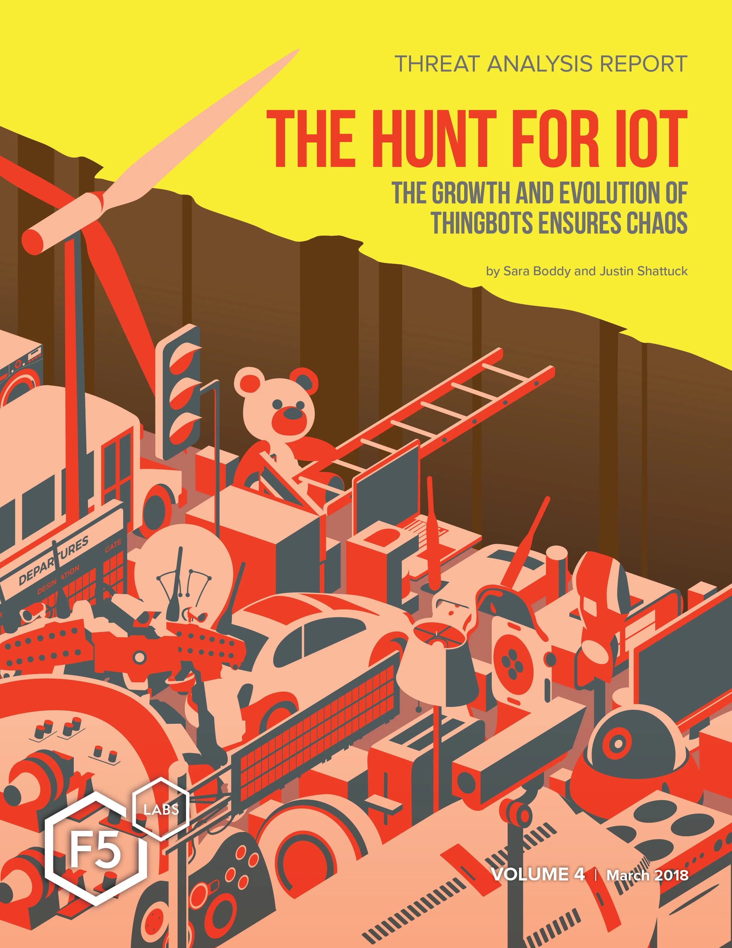 F5 IoT Report Cover: The Growth and Evolution of Thingbots Ensures Chaos