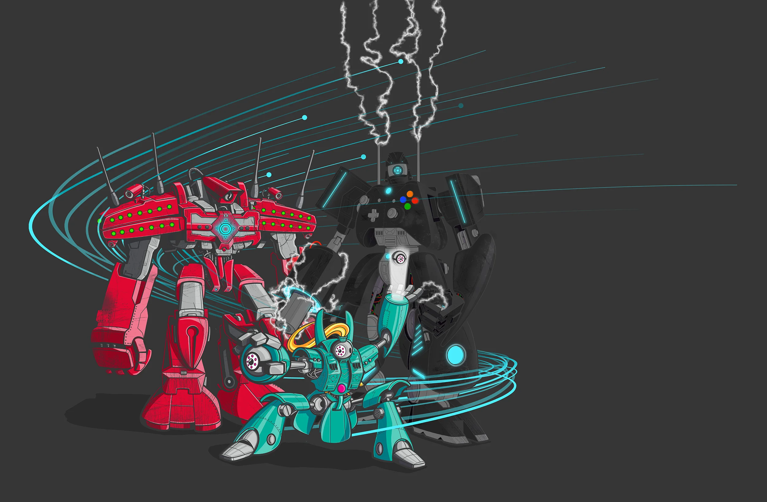 Thingbot Family Portrait
