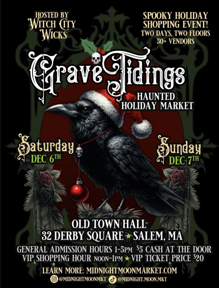 Grave tidings haunted holiday market Dec 6 &amp; 7