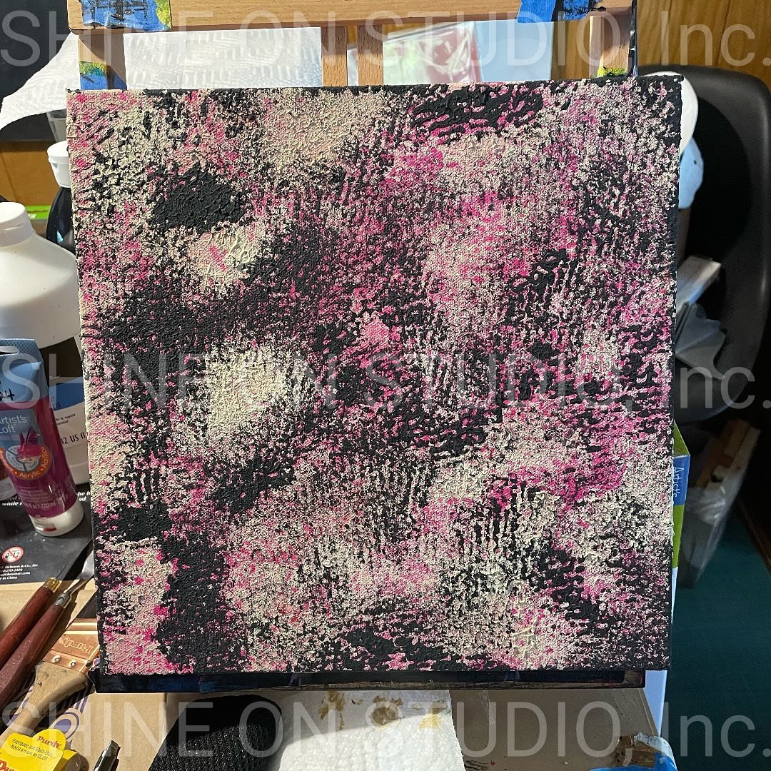 Working with some texture paste on this new piece. Really like how it&rsquo;s moving and giving depth to the colors. 
.⁣
.⁣
.⁣
.⁣
#art #artwork #artist #painting #canvas #artoftheday #newart #newartwork #newartist