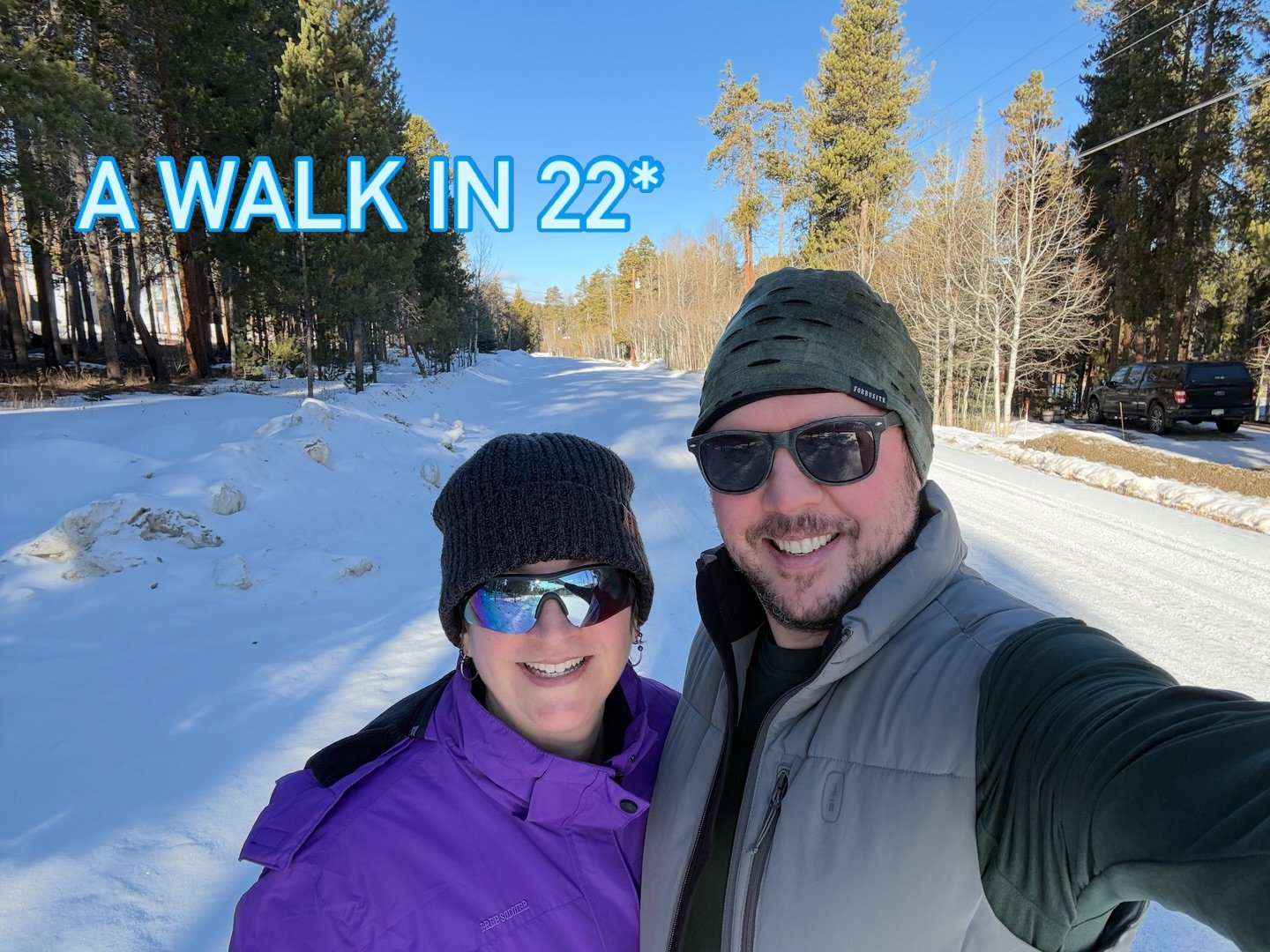 Taking a walk in the snow to reconnect with nature. A much needed weekend getaway to recenter and realign our creative energy. Love this woman with every fiber in my heart. #walk #winterfun #vacation