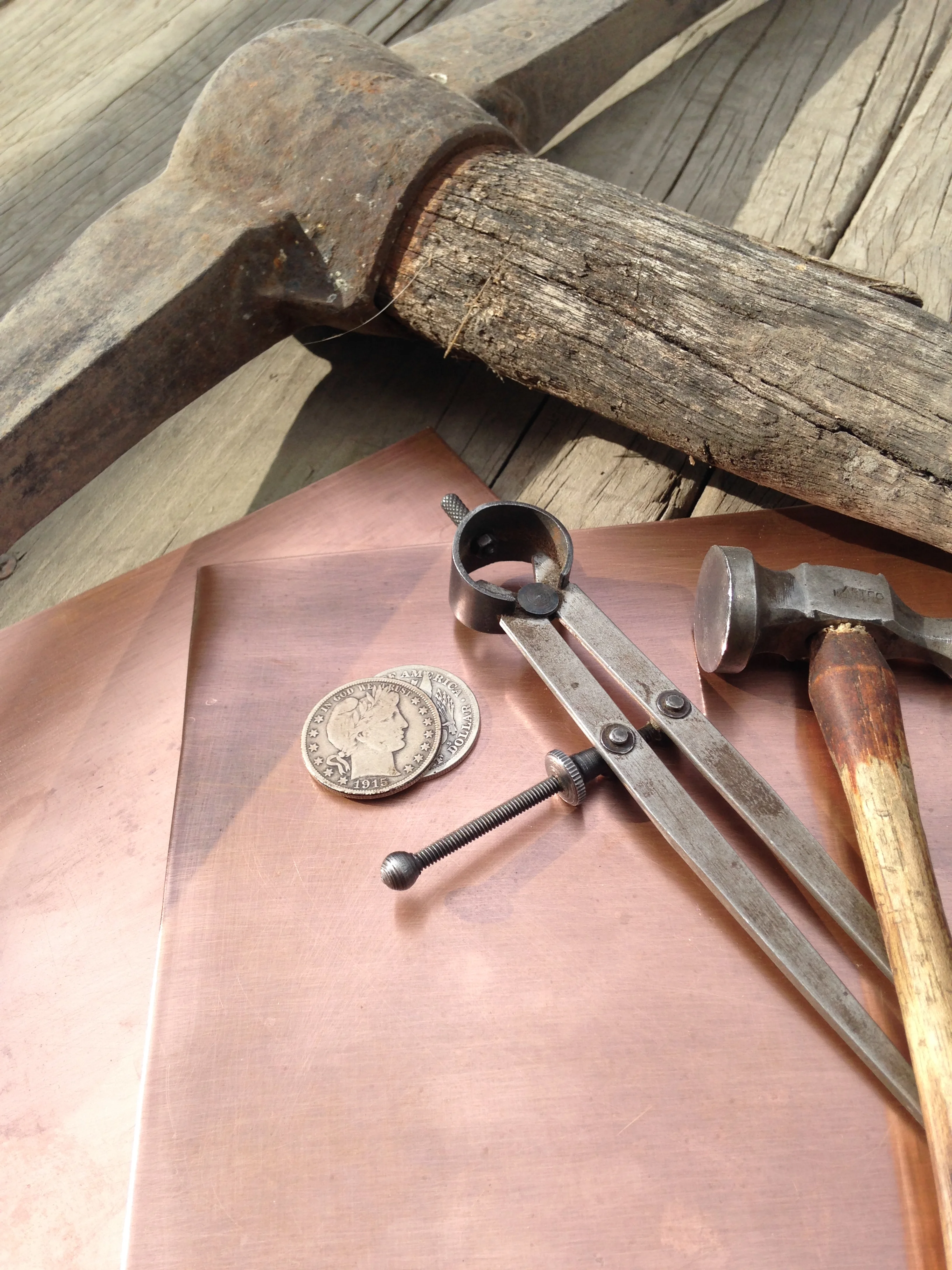 These are the materials that will be used to create the Centennial Chalice.