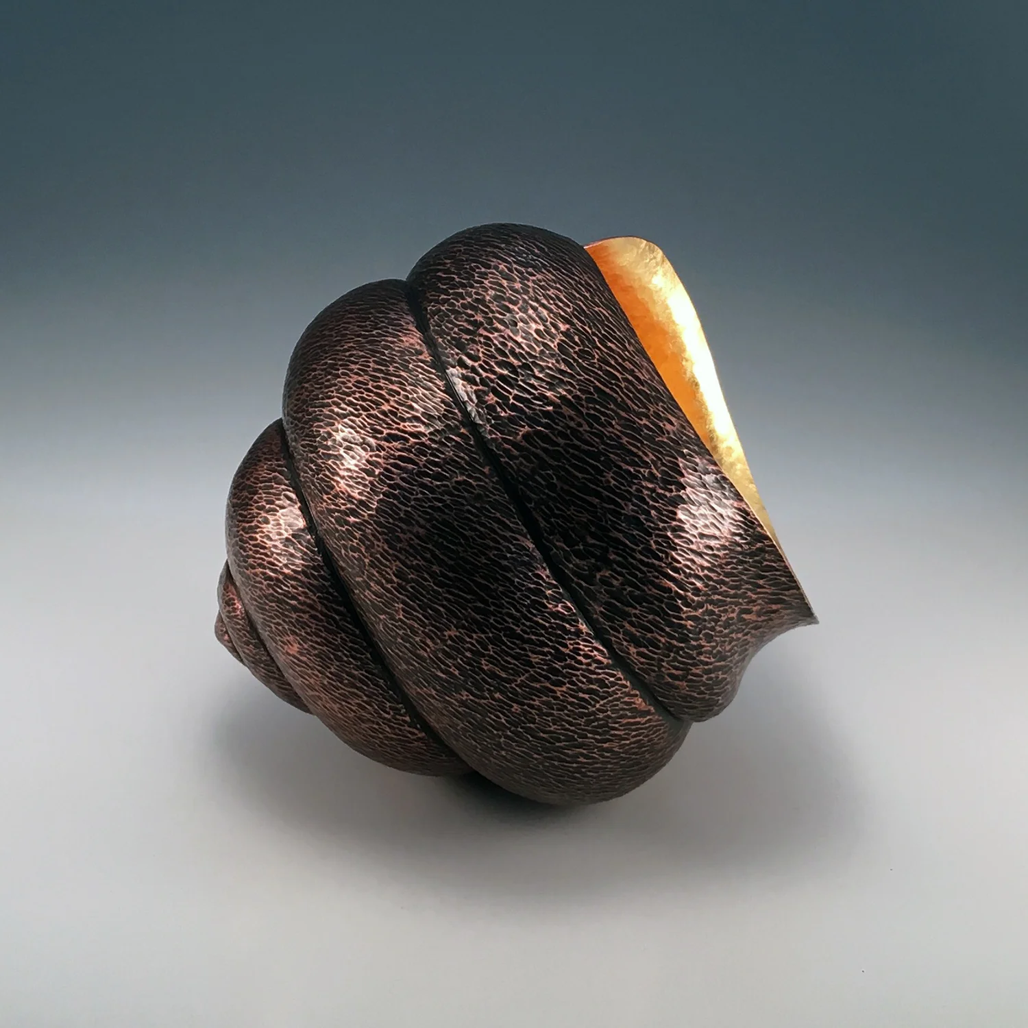 Raised Copper Vessel, "Of the Shore, Large Seashell"