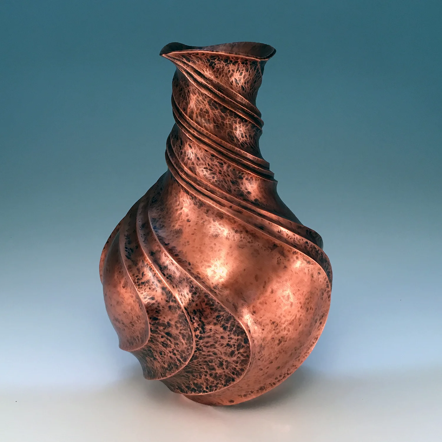 Raised Copper Bottle, "Copper Musings"
