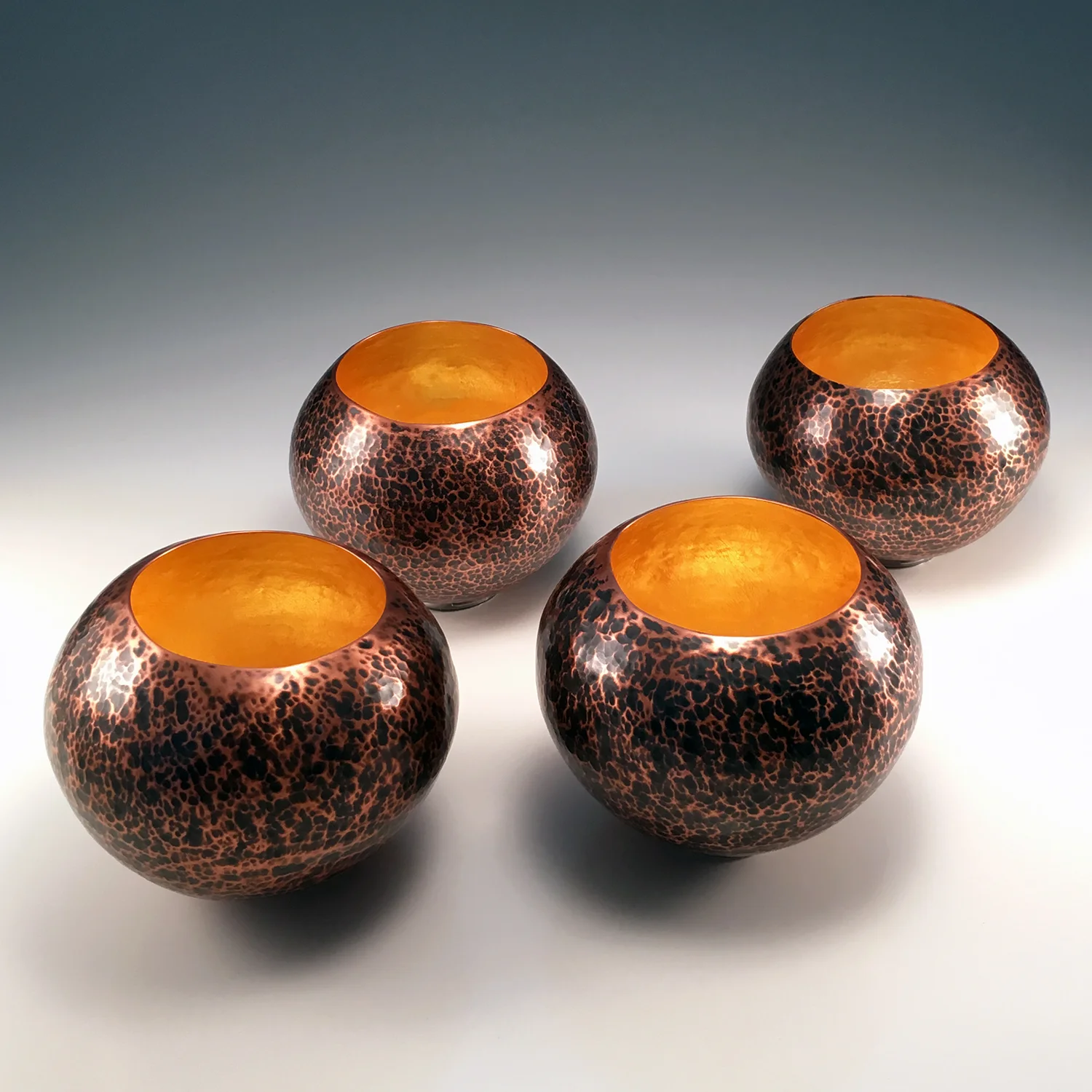 Raised Copper Vessel, "Copper Orbs"