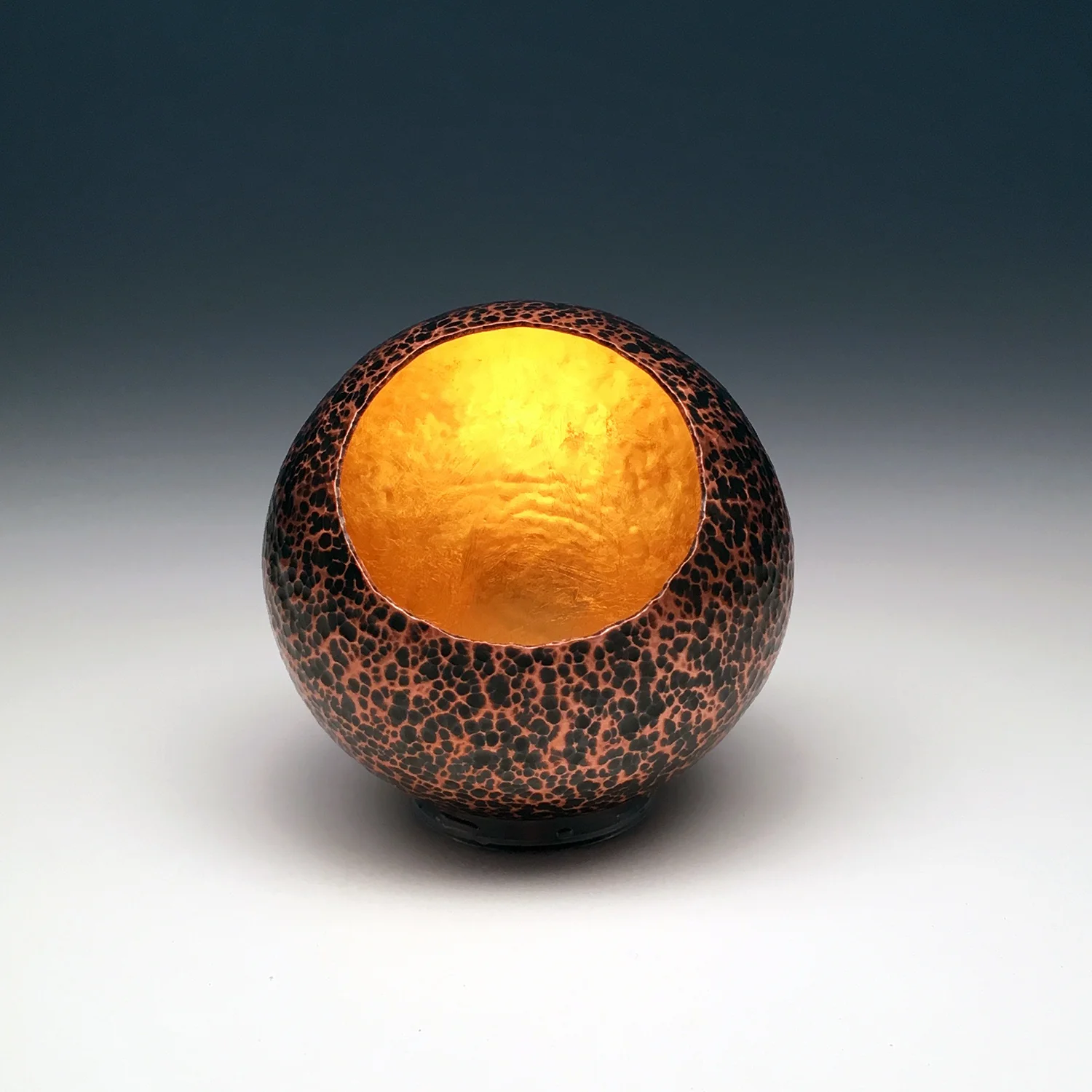 Textured Copper Orb