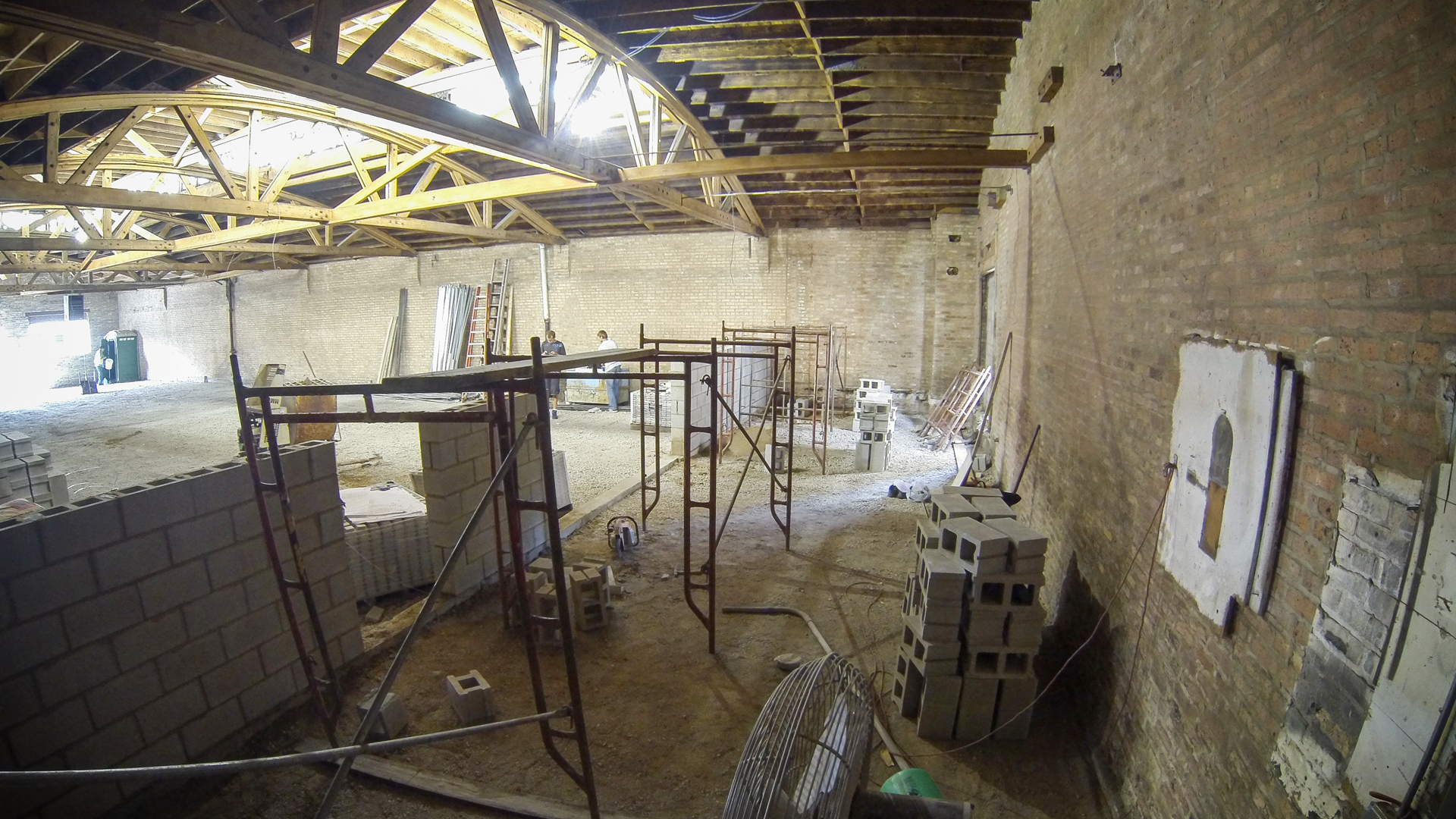 Back Wall Going Up