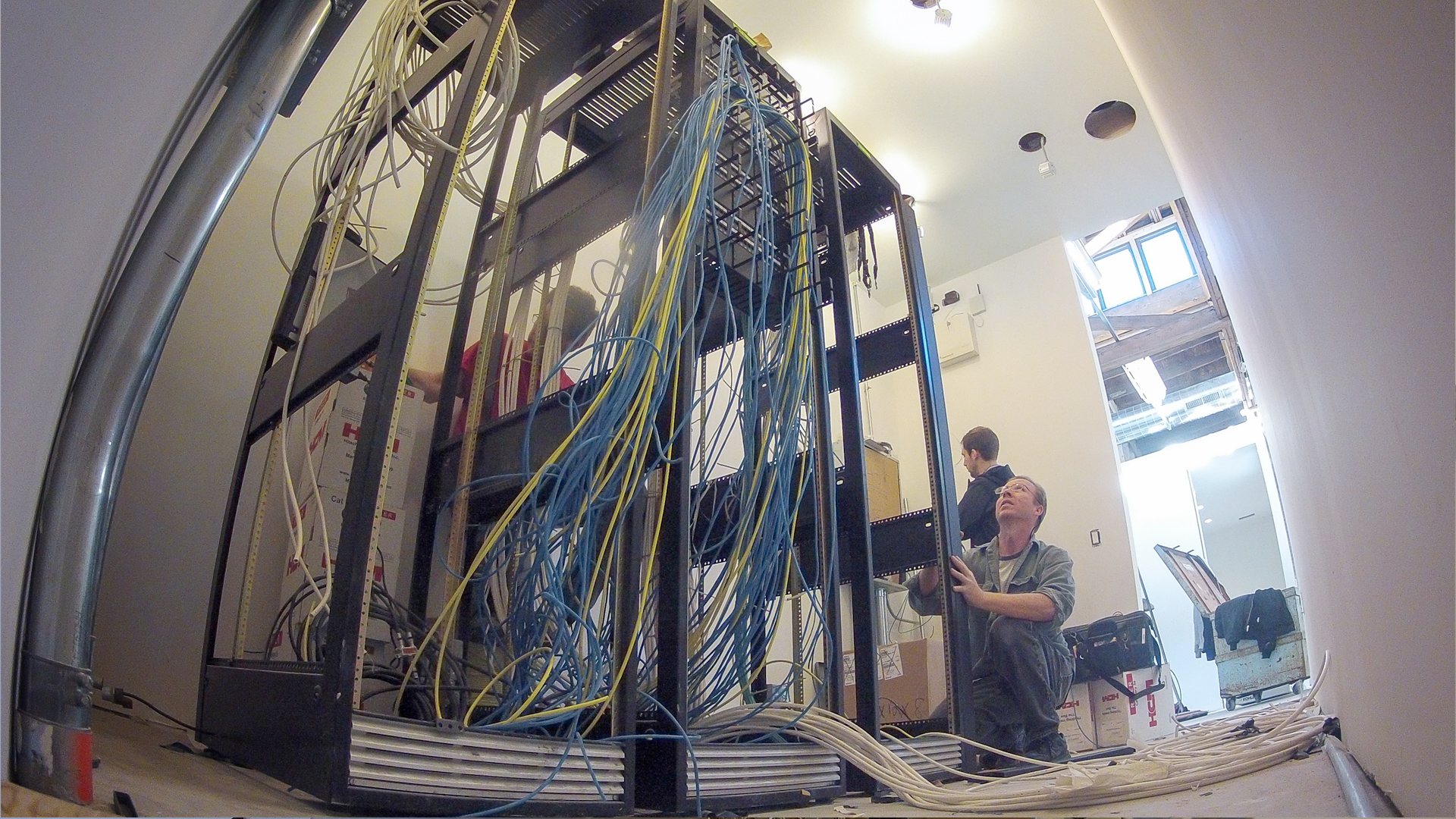 Server Room Being Assembeled