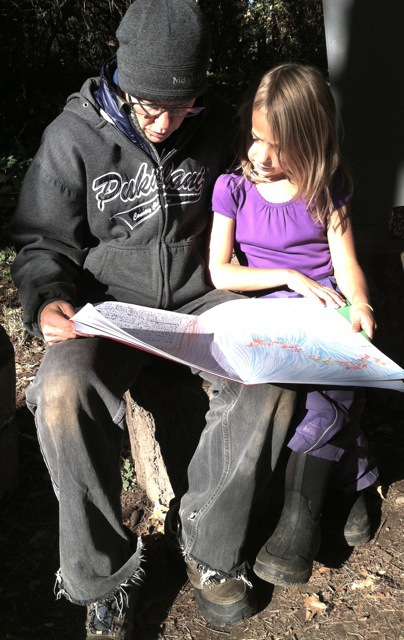sharing main lesson book after homestead