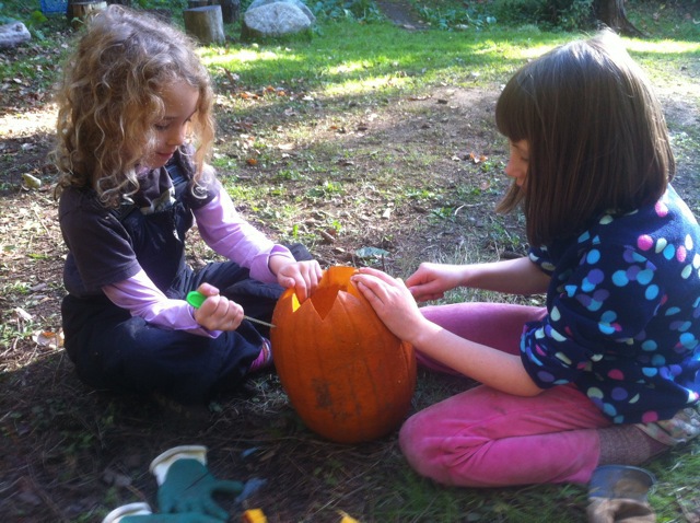 cooperative pumpkin carving