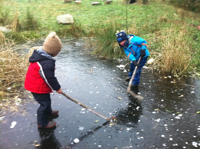 hockey on the pond