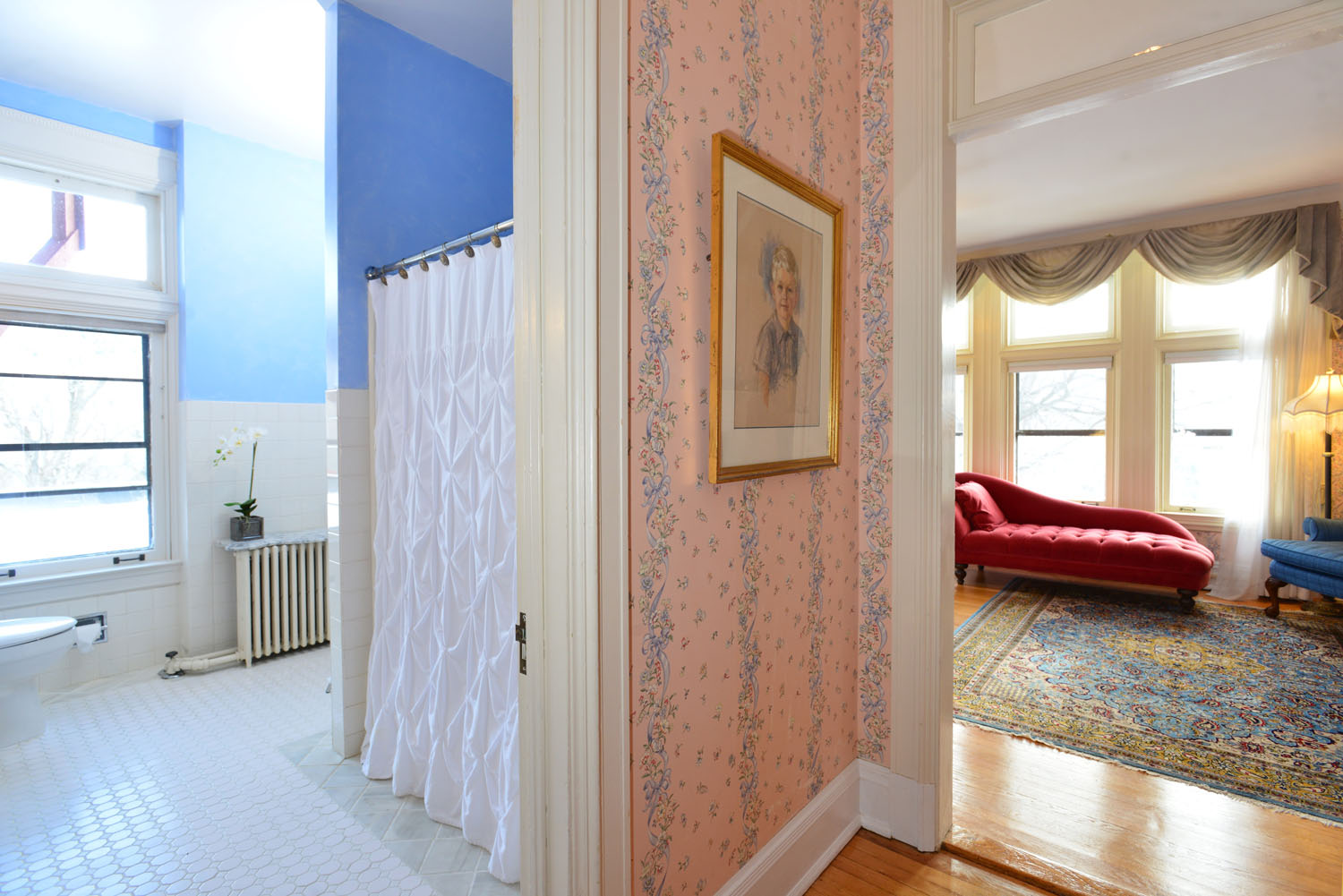 Room 6 bathroom into bedroom.jpg