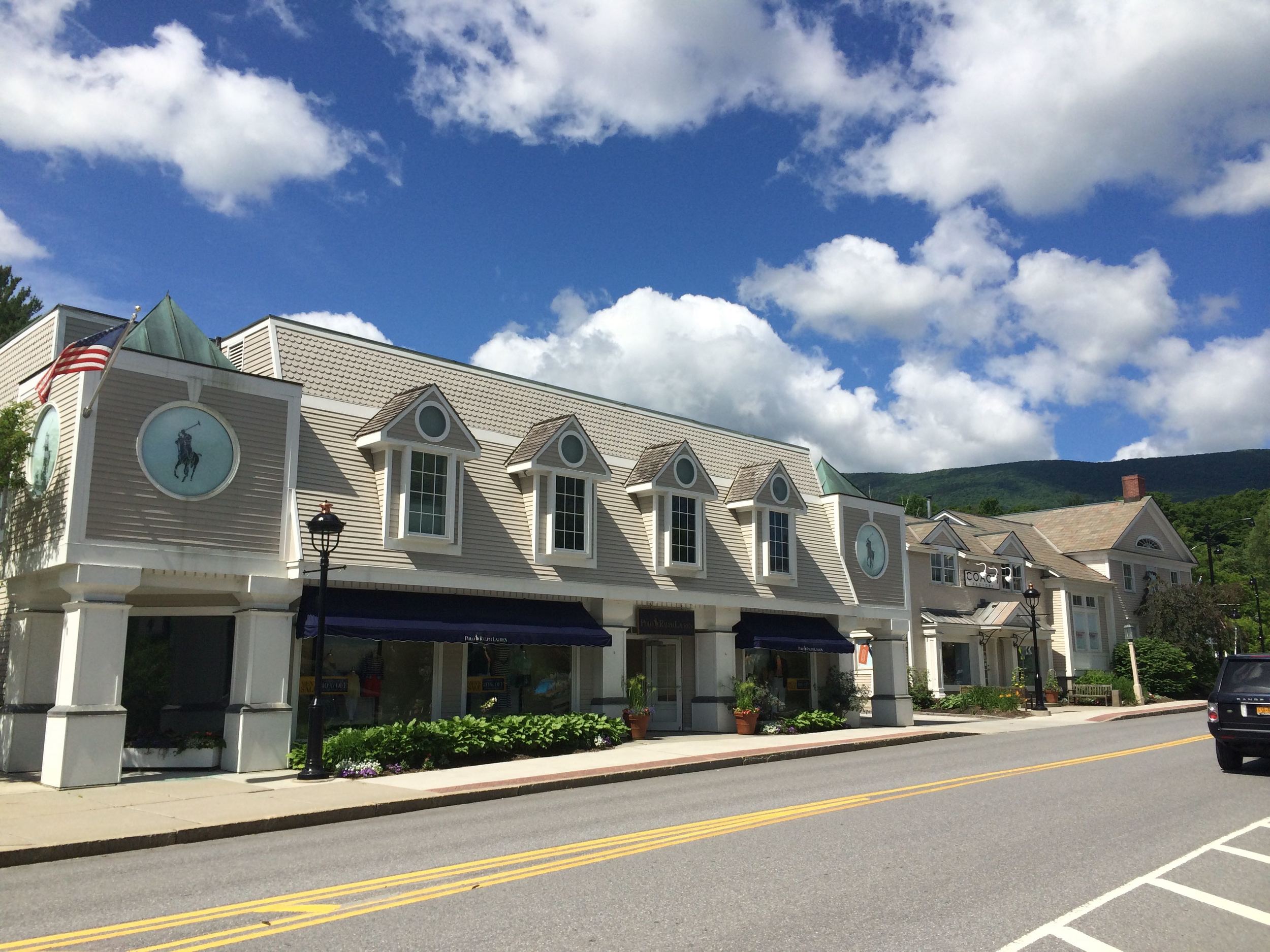 Outlet shopping in Manchester, VT