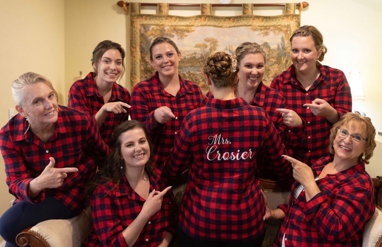 Bridesmaids in Plaid BVM.jpeg