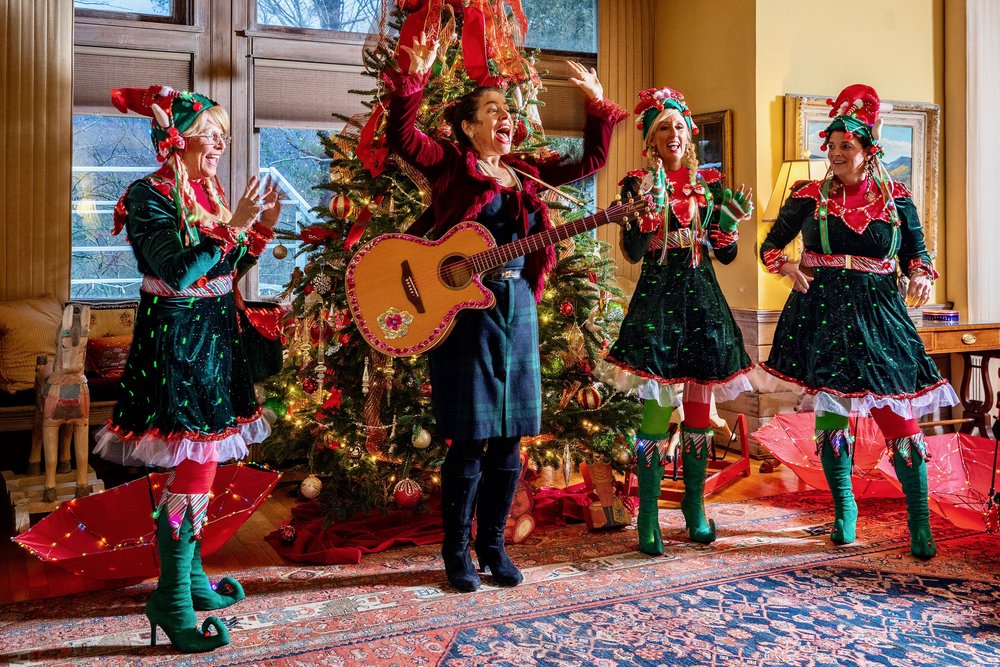 a group of people in clothing