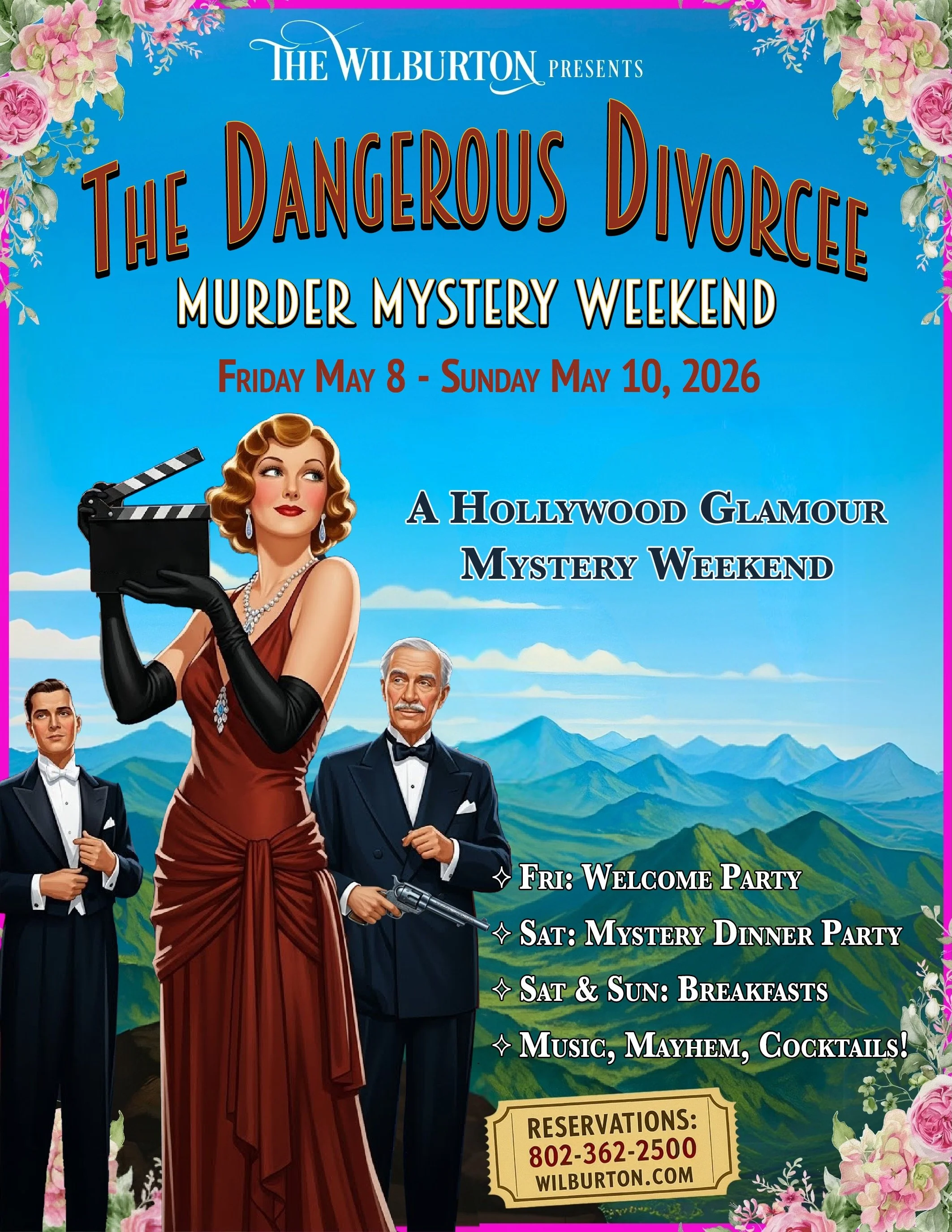 Mother's Day Murder Mystery Weekend May 8 - 10, 2026