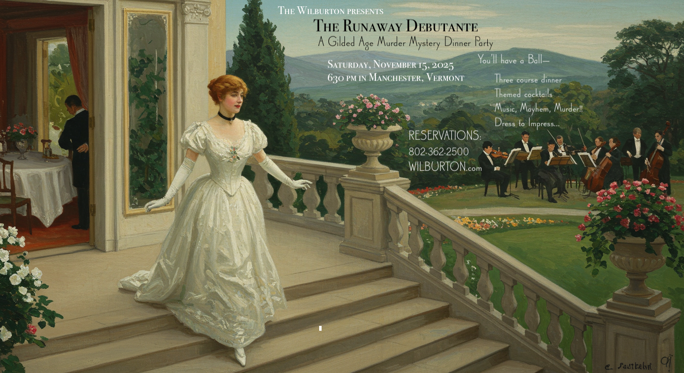 An elegant young woman runs away from her party to escape an arranged marriage