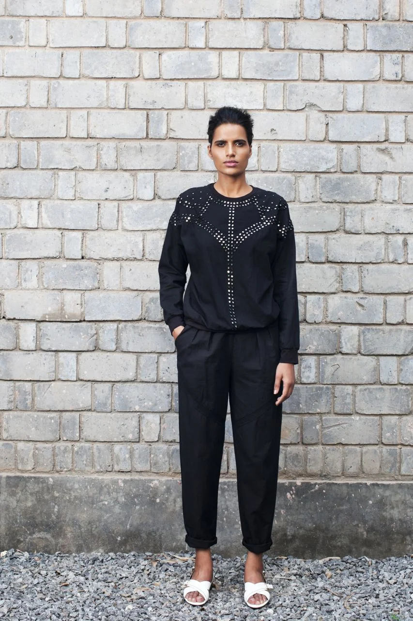 Shisha Khadi Jumper & Jaal Stripe Khadi Pant