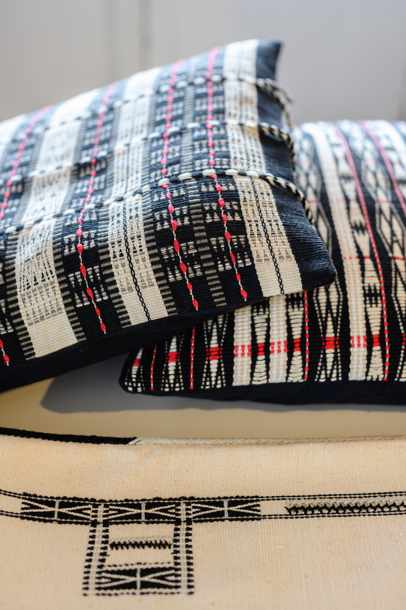 Heirloom Naga, 'Cushion & Throw' 2018; detail