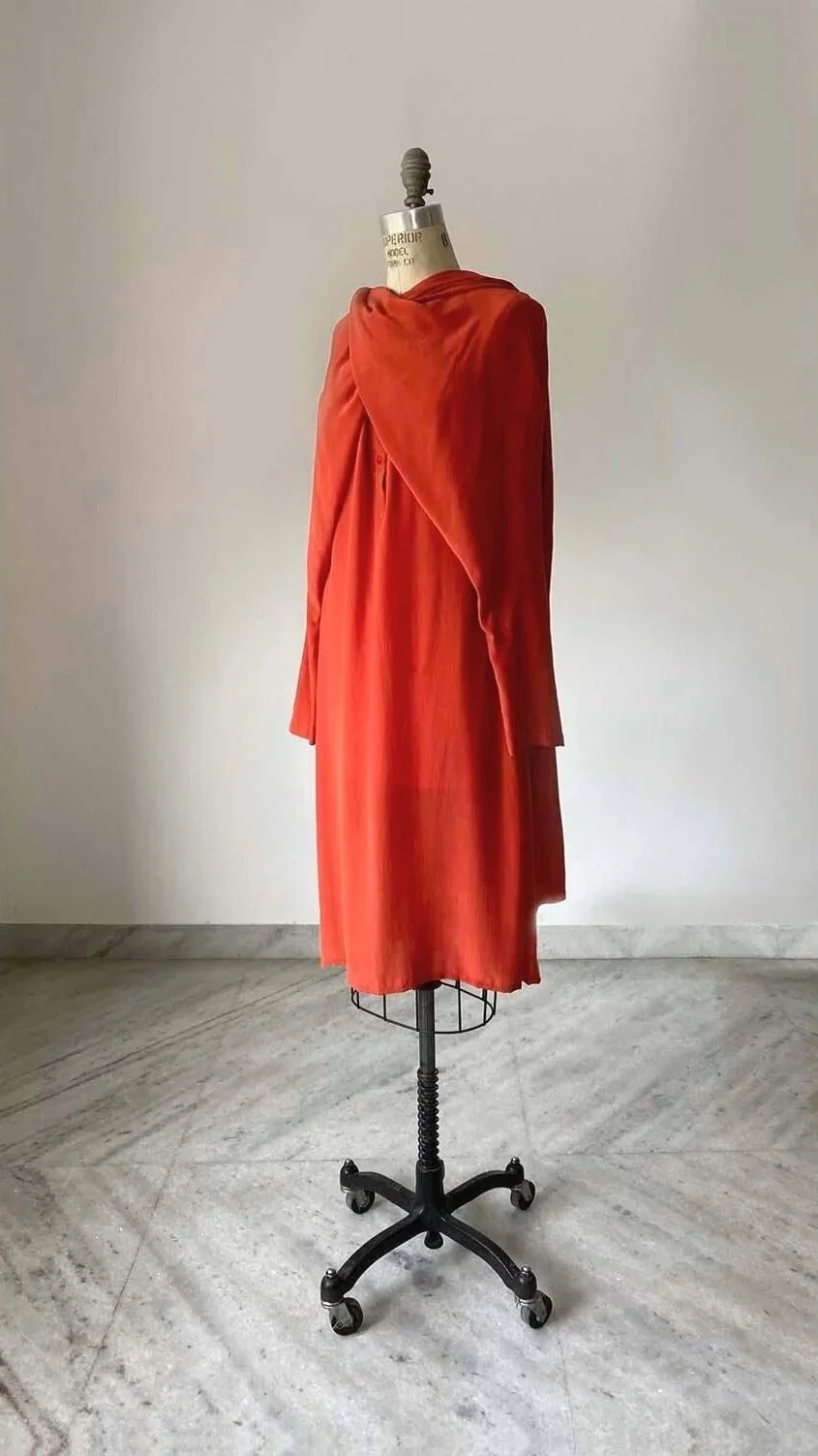 Double Drape Sleeve-Pallu Kurta