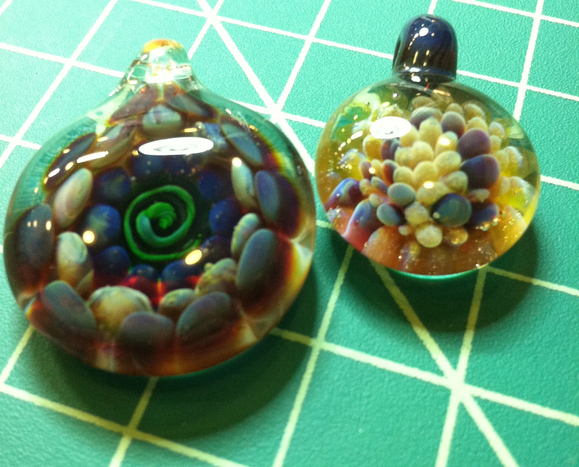 Pendants made in 2012.